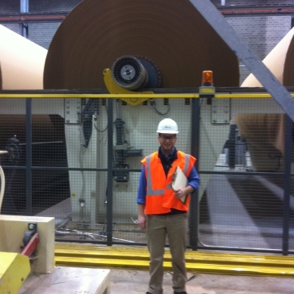 Dan Robb on a job site. 