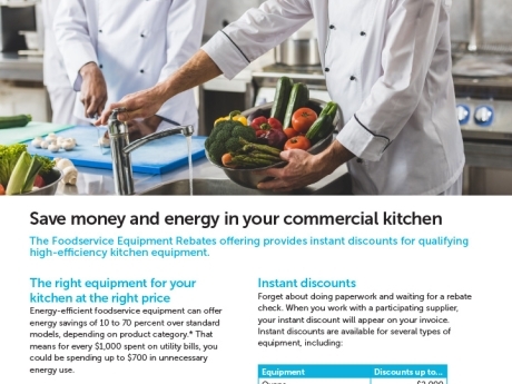 Illinois Foodservice Rebates Face Sheet